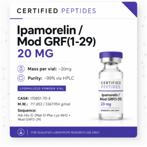 Ipamorelin / Modified GRF(1-29), 20 mg — research material